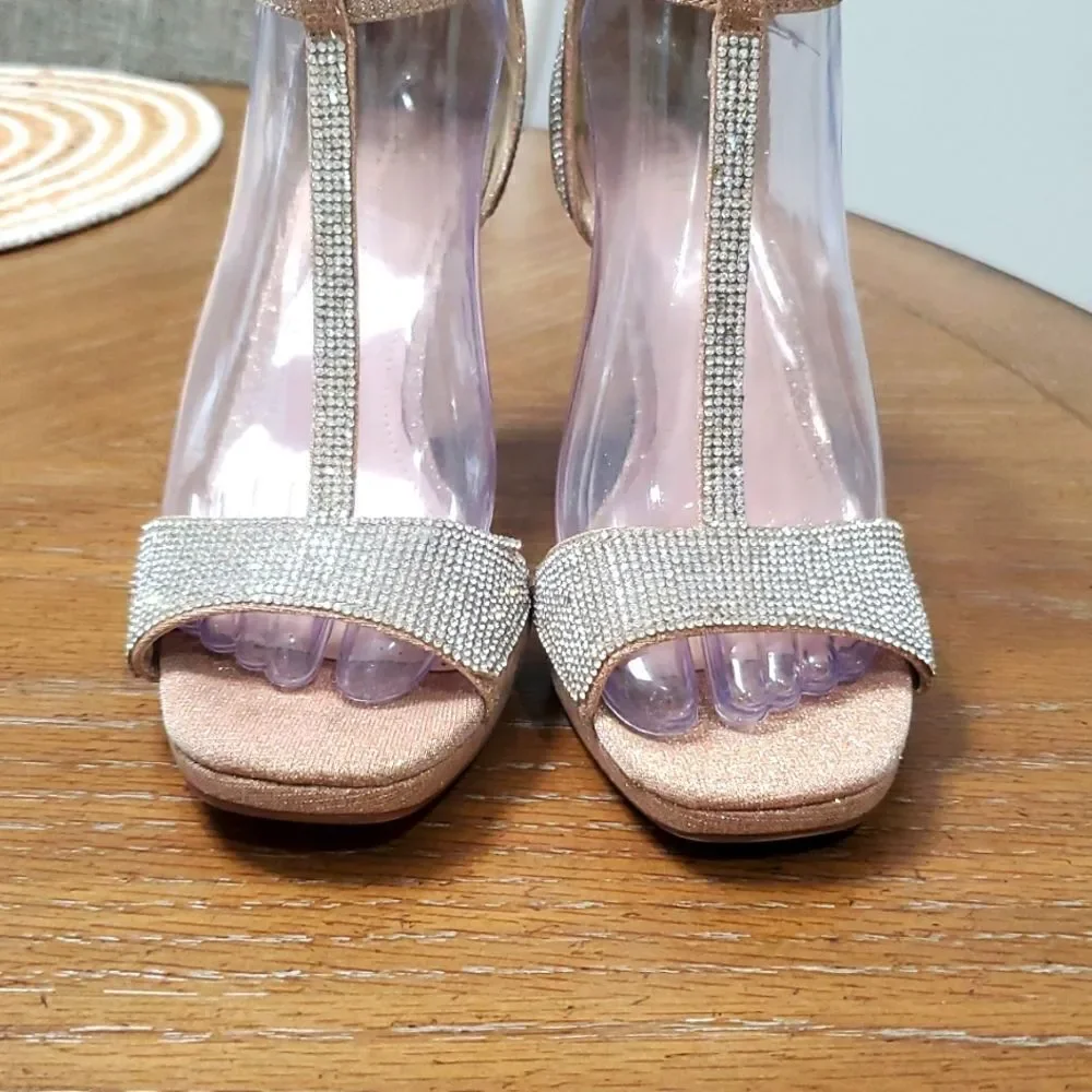 Kelly & Katie Conradd Platform Rhinestone Sandal, Size 6.5